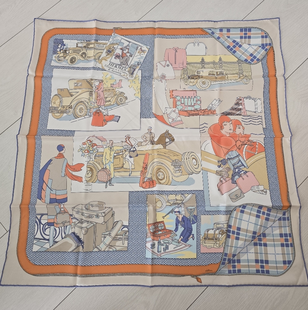Hermes Automobile  Scarf